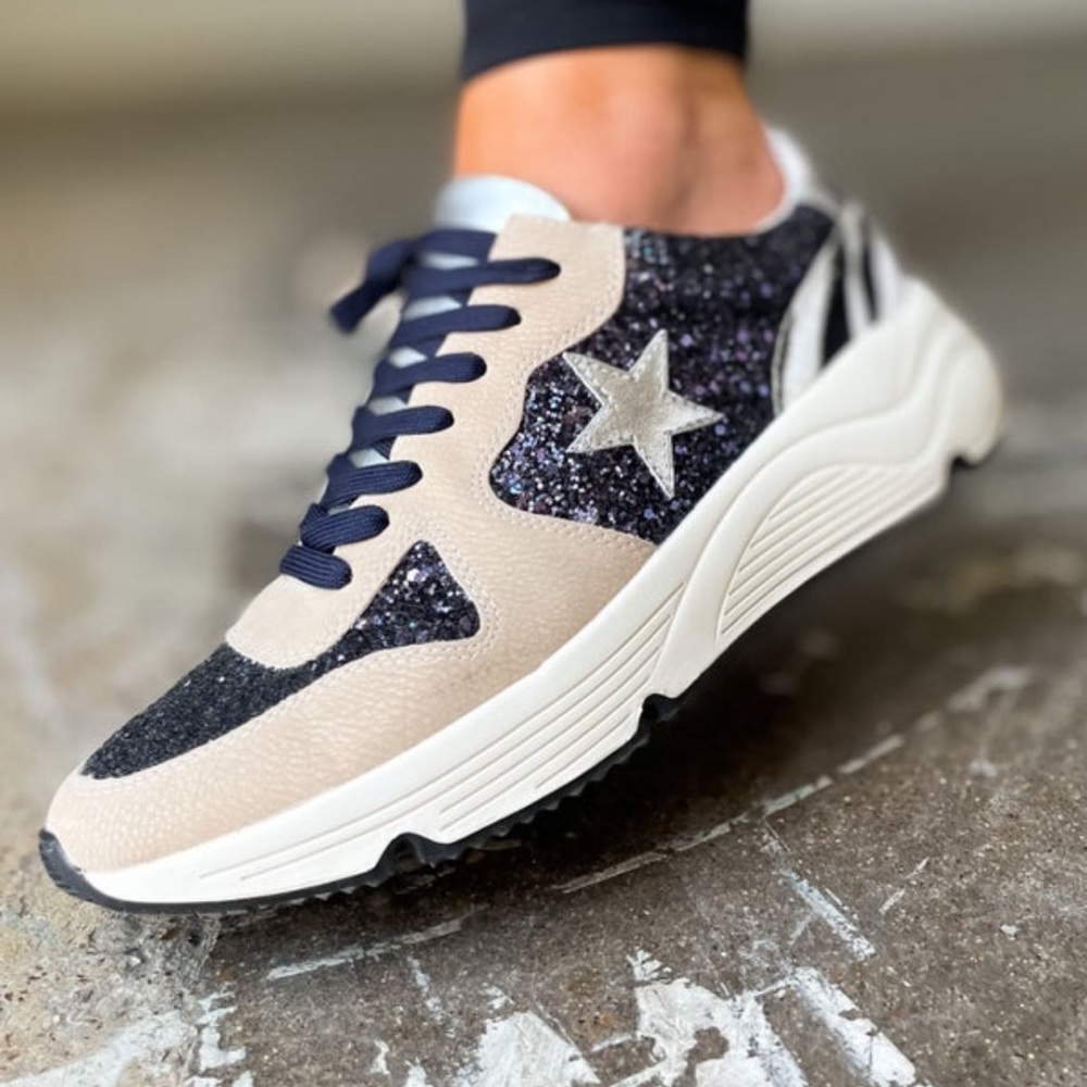 Navy Star Jogger Sneaker